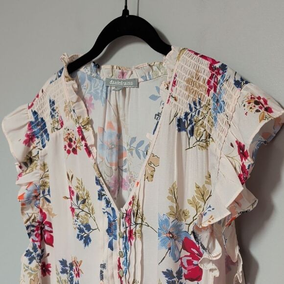 Daniel Rainn Multicolor Floral Blouse - Picture 3 of 8